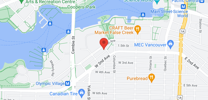 map of 907 1768 COOK STREET